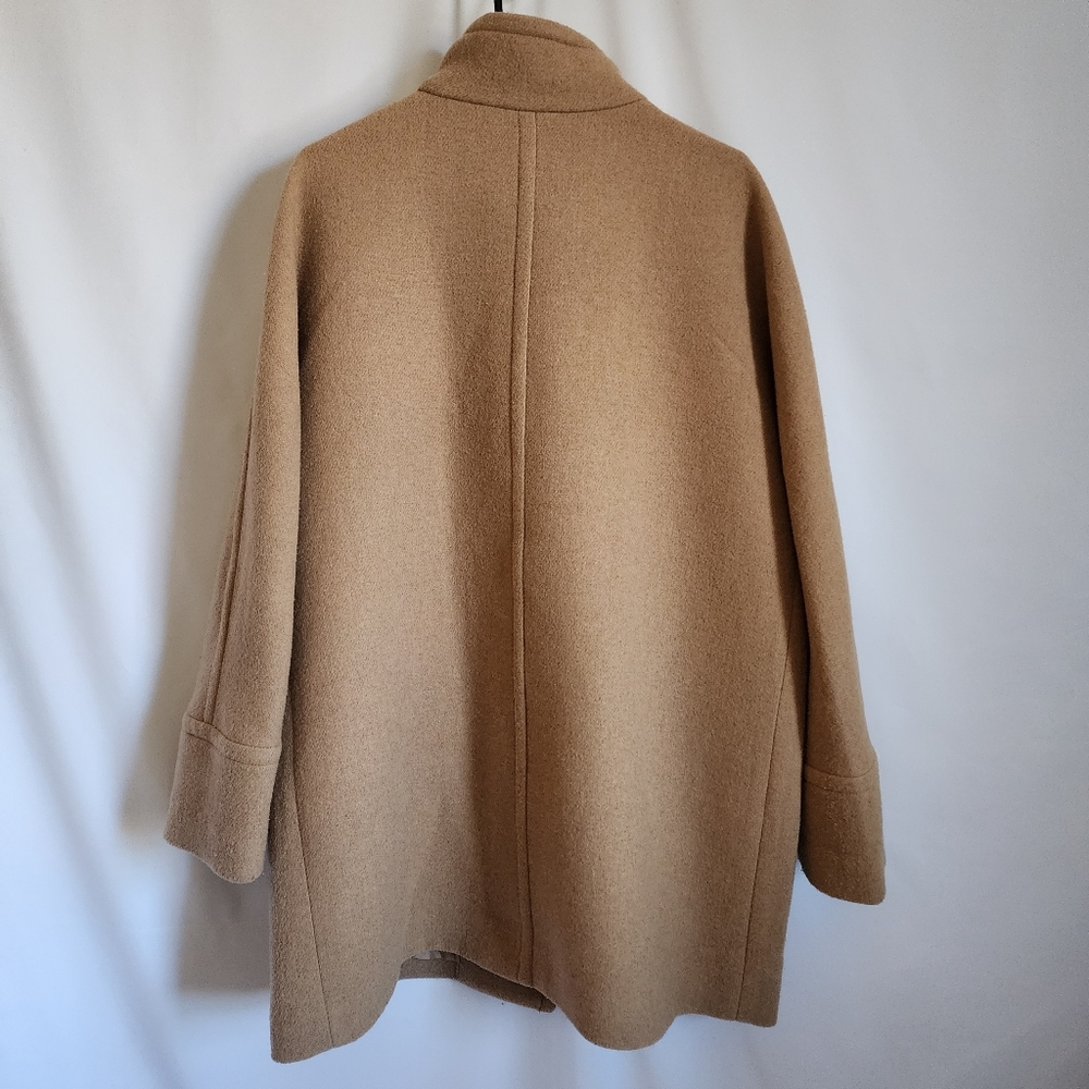 J.Crew Women's Tan / Camel / Brown Wool Blend Coat - Picture 4 of 5
